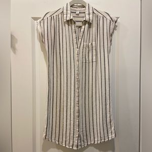 Old Navy Striped Shirt Dress